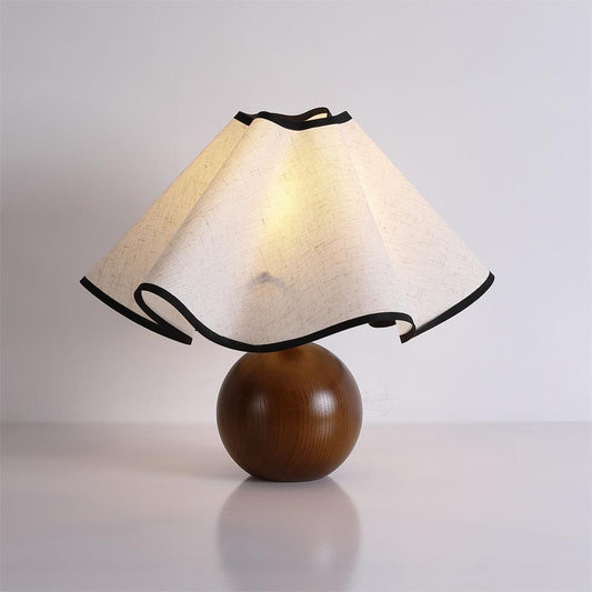 Colette Vintage Wooden Table Lamp