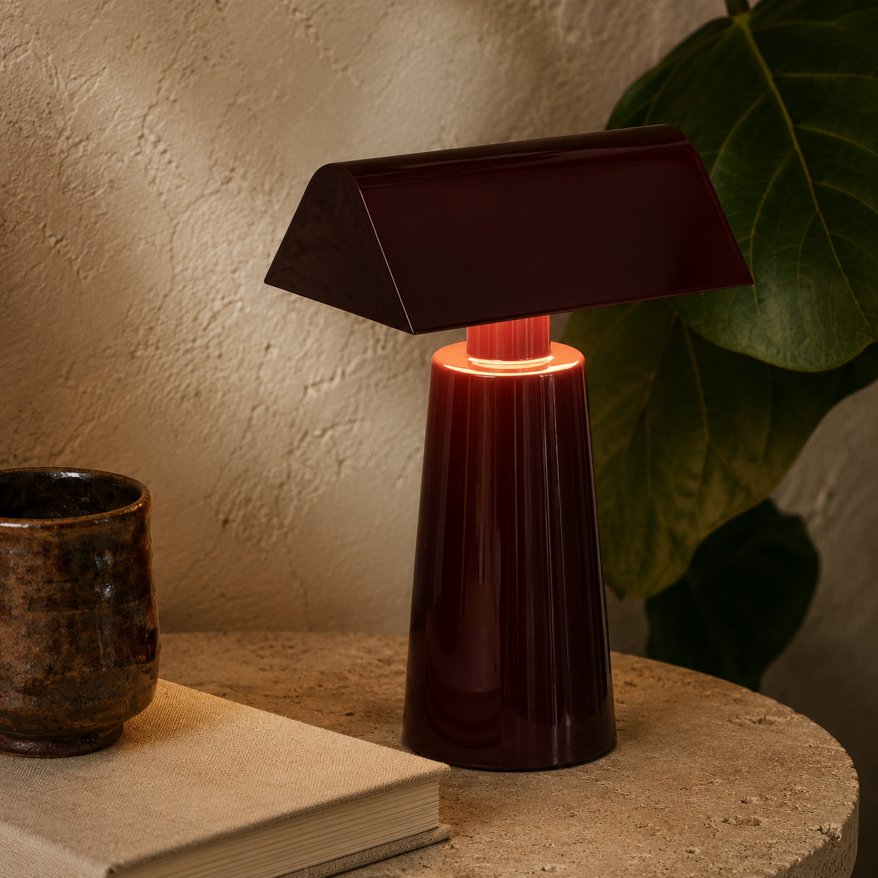 Coralie Cordless Banker Table Lamp