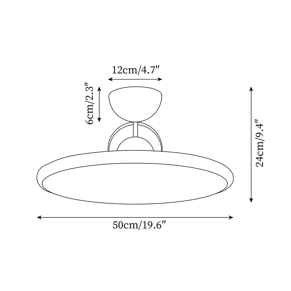 Corinne Modern Disc Ceiling Lamp