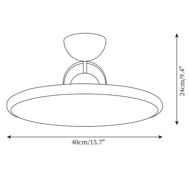 Corinne Modern Disc Ceiling Lamp
