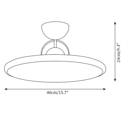 Corinne Modern Disc Ceiling Lamp