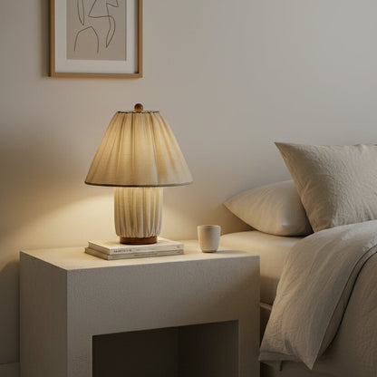 Bellora Pleated Table Lamp