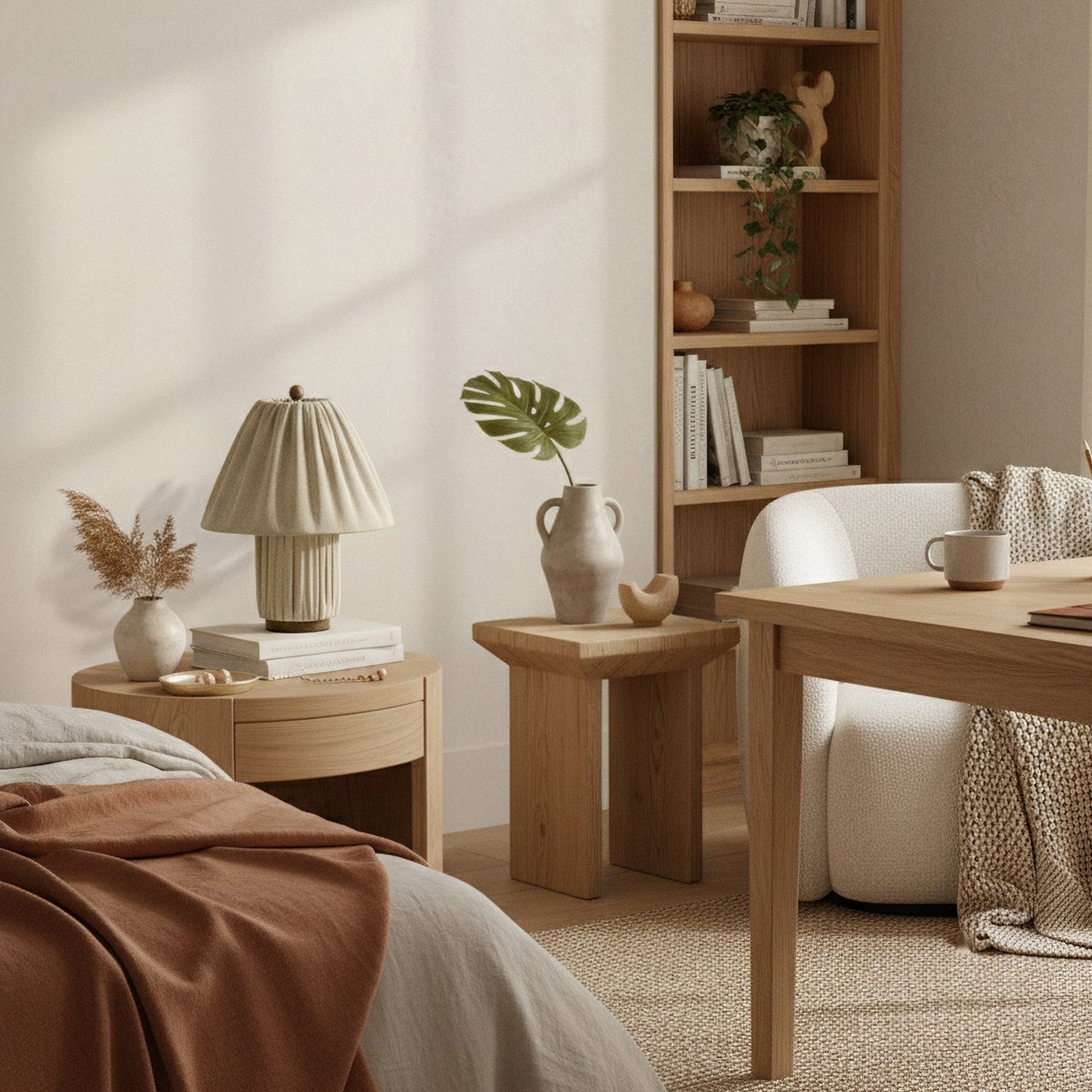 Bellora Pleated Table Lamp