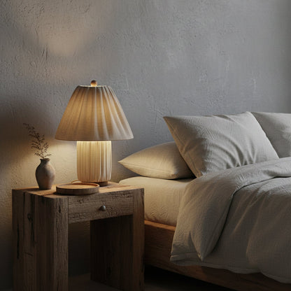 Bellora Pleated Table Lamp
