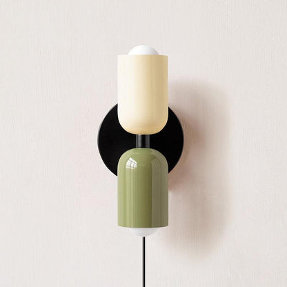 Roselle Plug In Double Wall Light