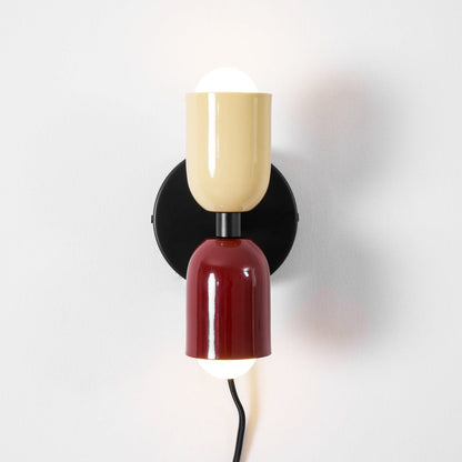 Roselle Plug In Double Wall Light