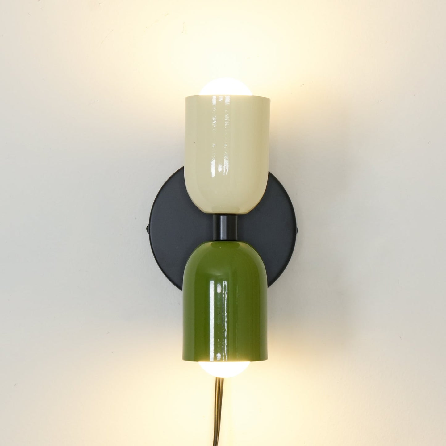 Roselle Plug In Double Wall Light