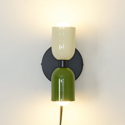 Roselle Plug In Double Wall Light