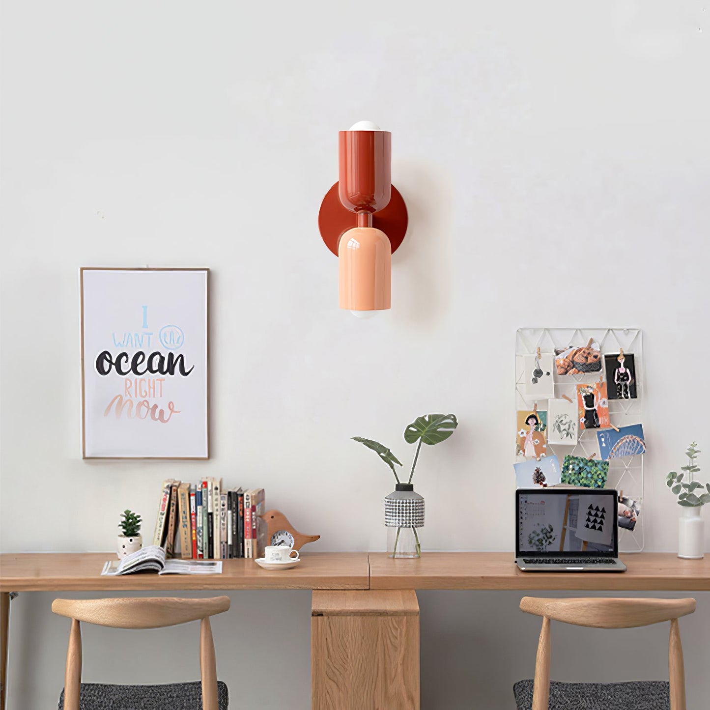 Roselle Plug In Double Wall Light