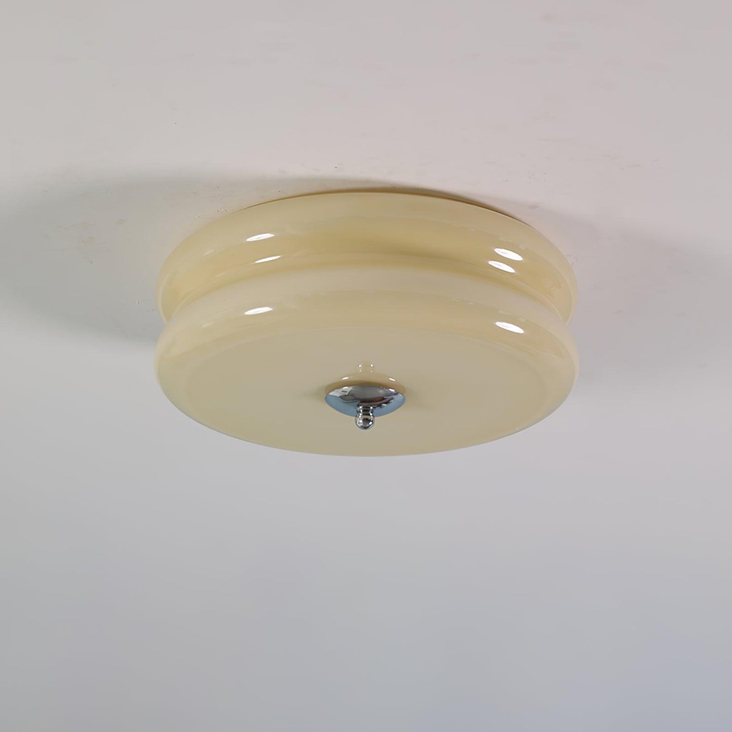Cressida Ribbed Flush Ceiling Lamp