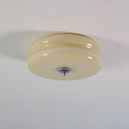 Cressida Ribbed Flush Ceiling Lamp