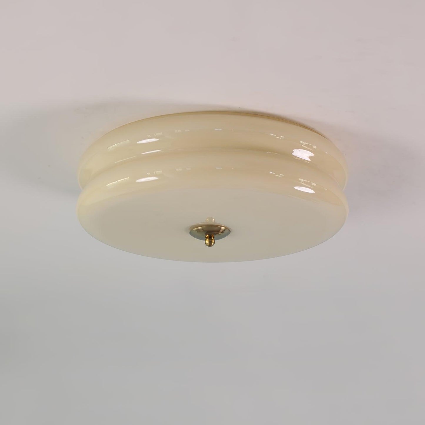 Cressida Ribbed Flush Ceiling Lamp