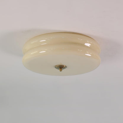 Cressida Ribbed Flush Ceiling Lamp