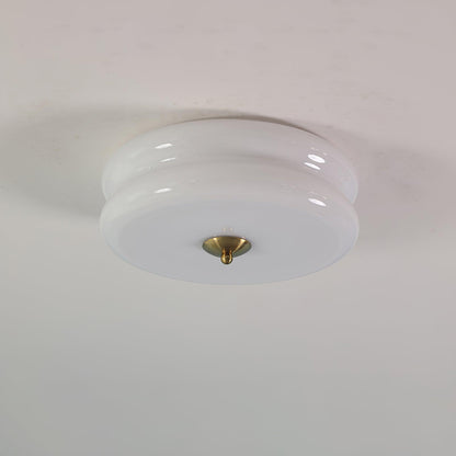 Cressida Ribbed Flush Ceiling Lamp