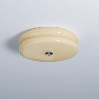 Cressida Ribbed Flush Ceiling Lamp