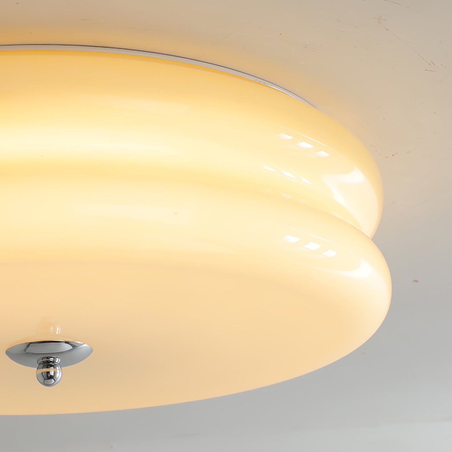 Cressida Ribbed Flush Ceiling Lamp
