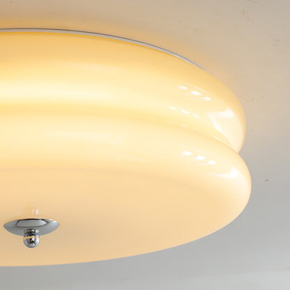 Cressida Ribbed Flush Ceiling Lamp
