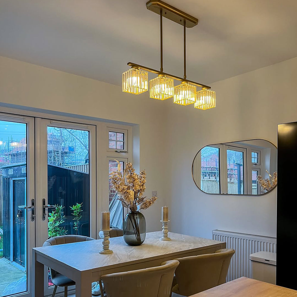 Vintara Glass Island Chandelier