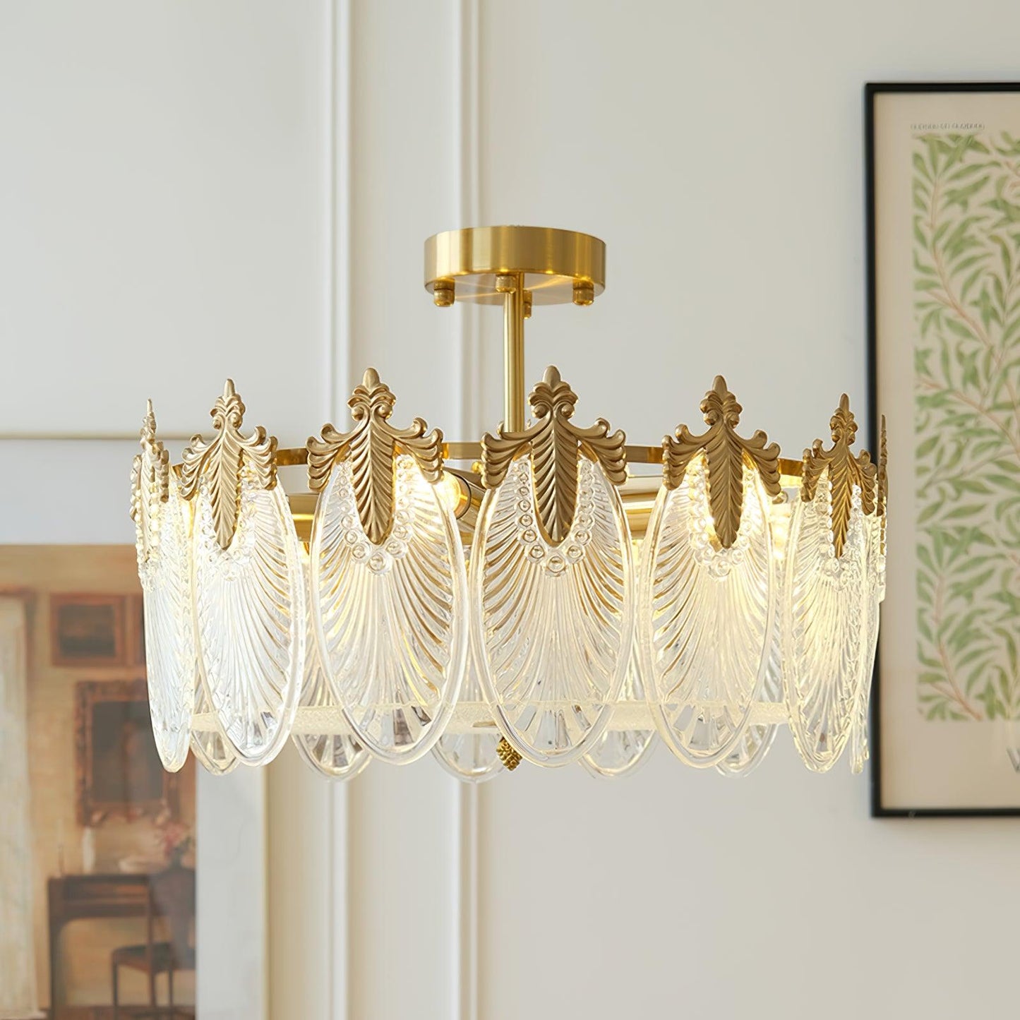 Nora Glass Chandelier