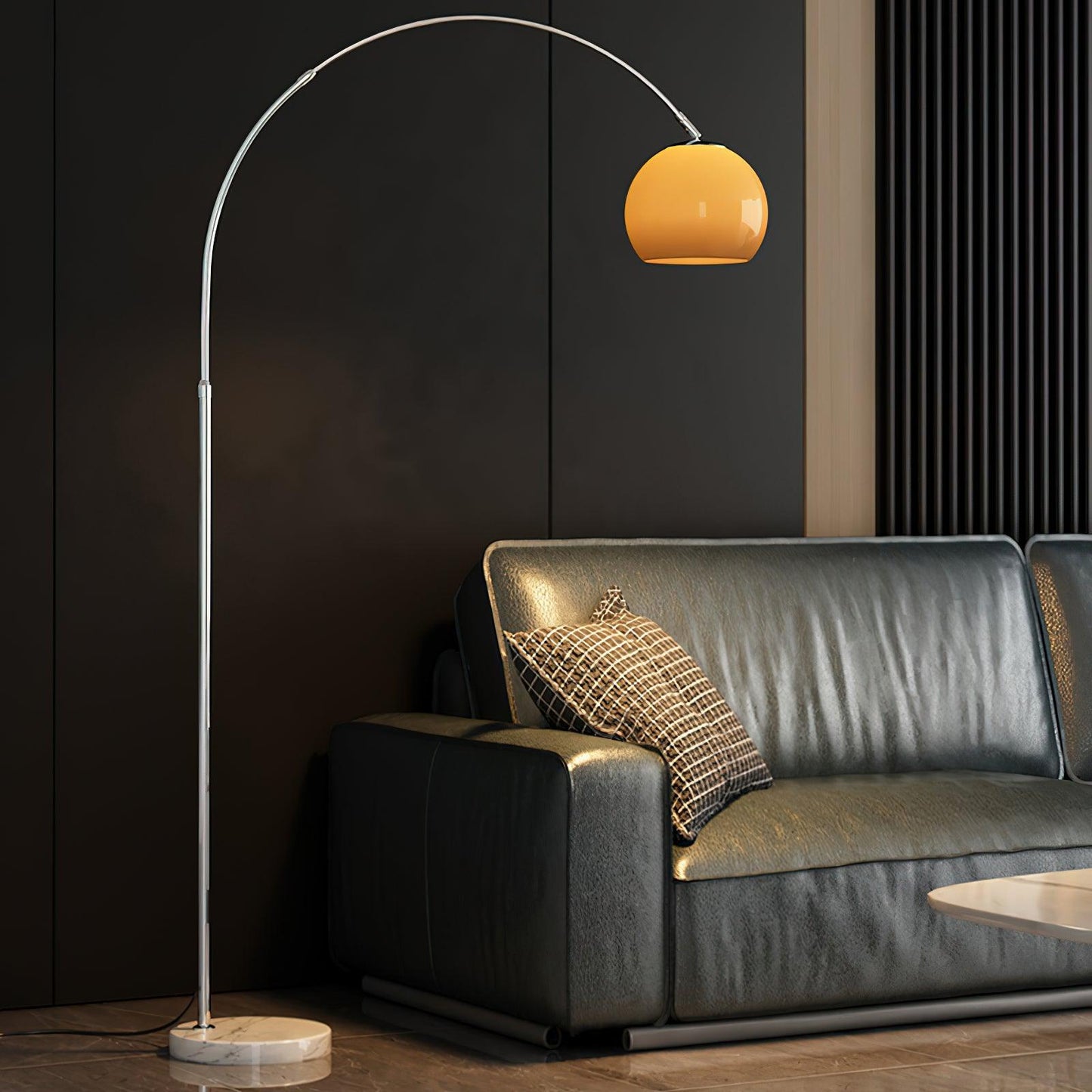 Aureli Metal Arc Floor Lamp