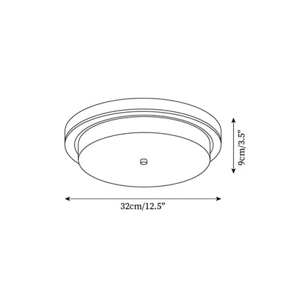 Evonne Ripple Glass Ceiling Light