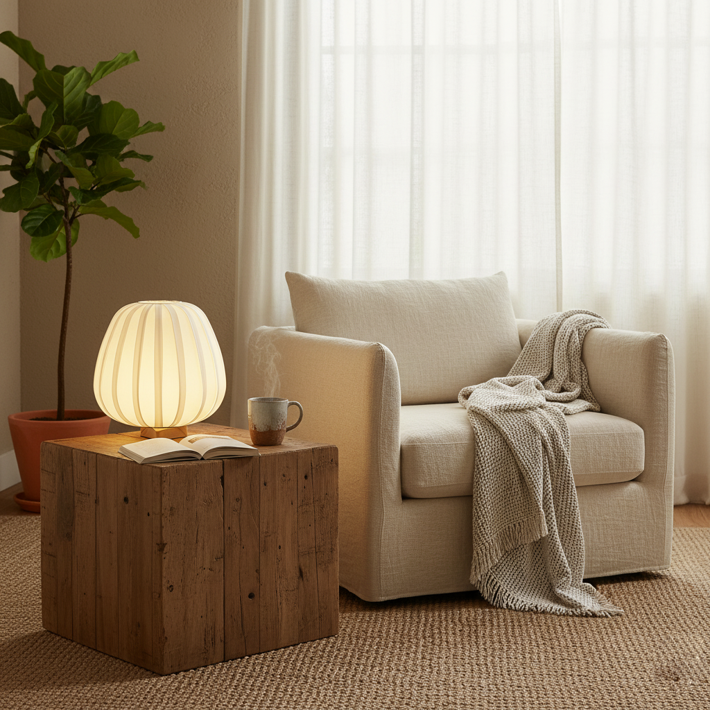 Lunelle Fabric Table Lamp