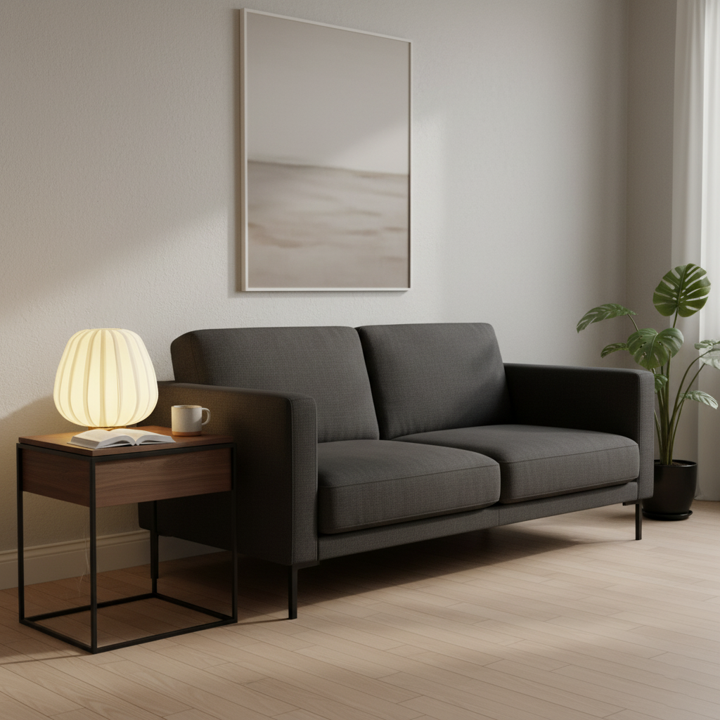 Lunelle Fabric Table Lamp