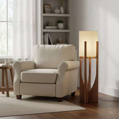 Varelle Vintage Fabric Floor Lamp