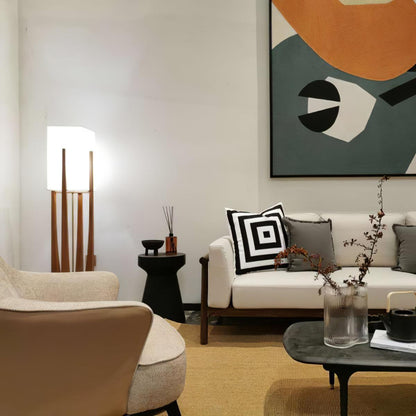 Varelle Vintage Fabric Floor Lamp