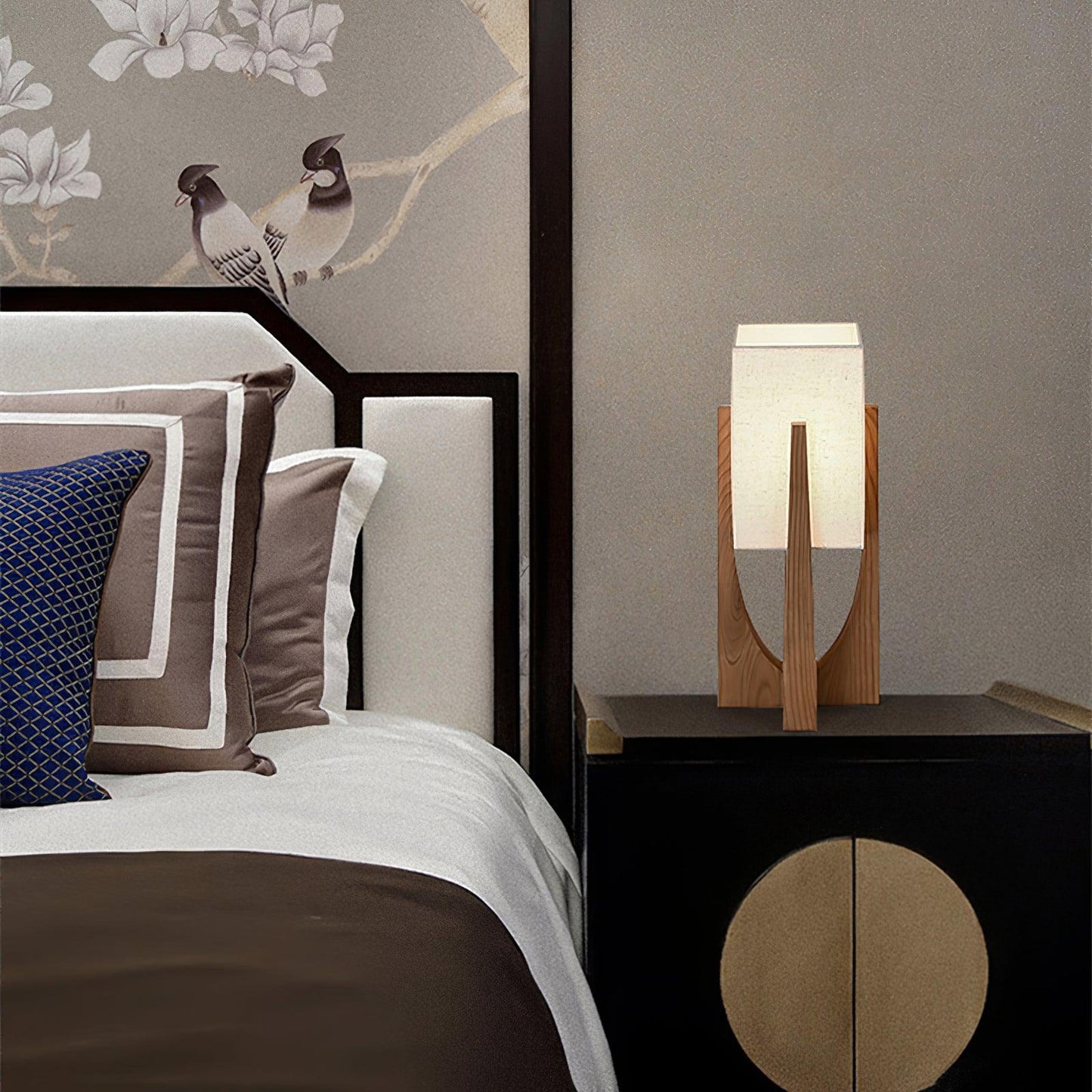 Varelle Vintage Fabric Floor Lamp