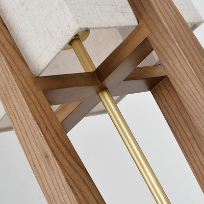 Varelle Vintage Fabric Floor Lamp