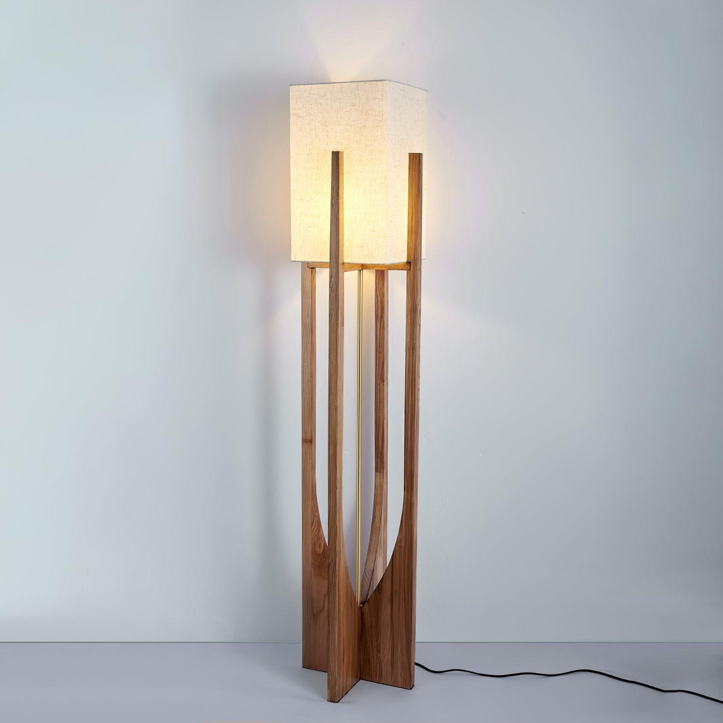 Varelle Vintage Fabric Floor Lamp