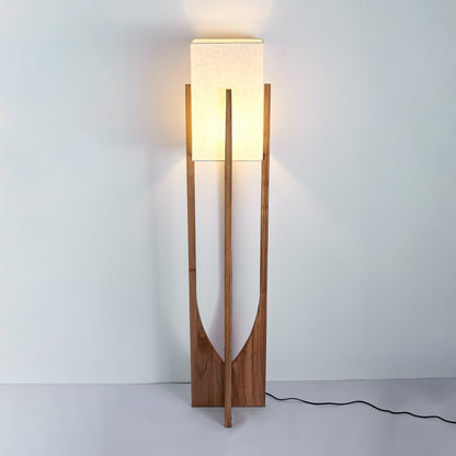 Varelle Vintage Fabric Floor Lamp