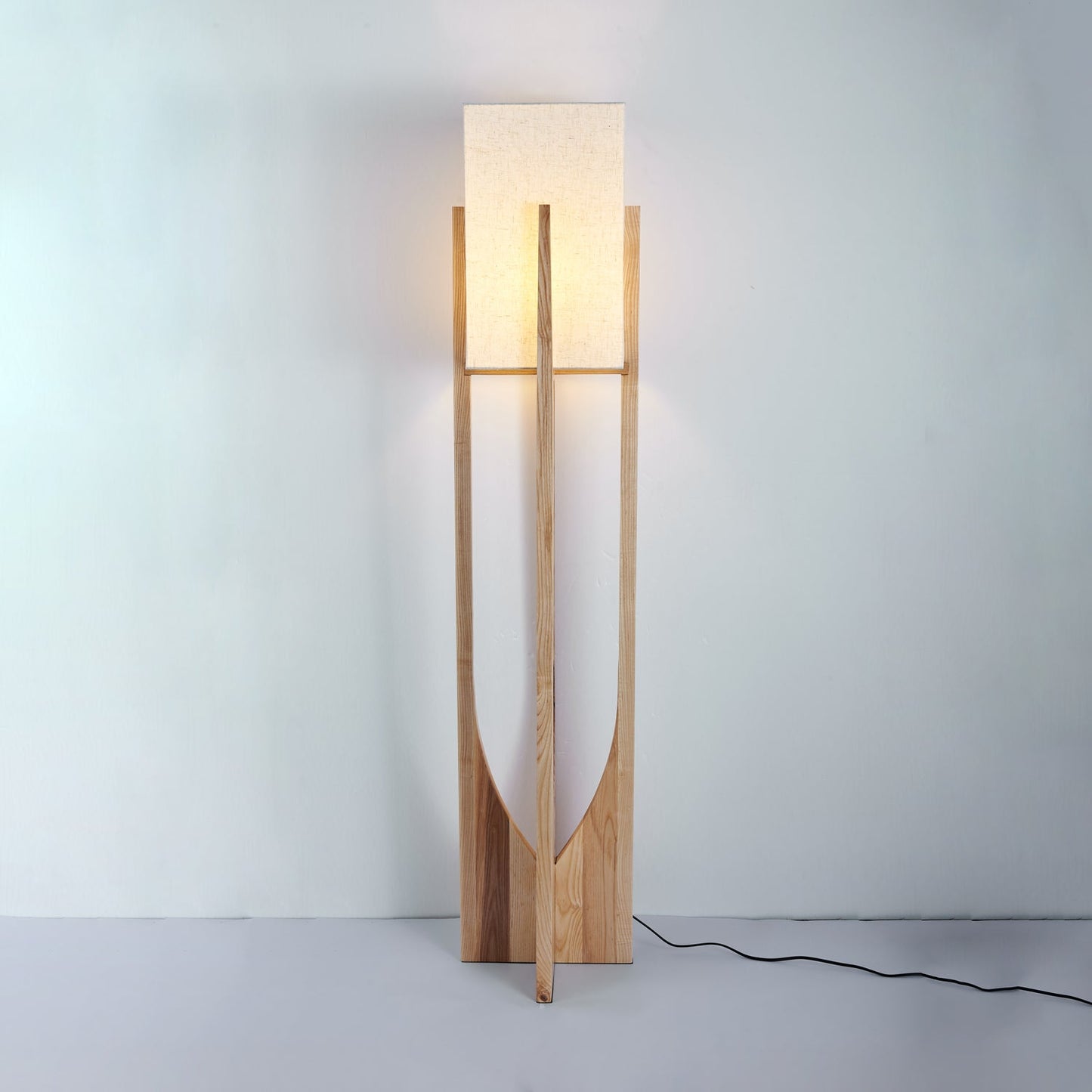 Varelle Vintage Fabric Floor Lamp