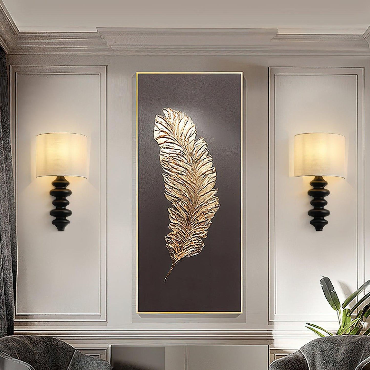 Wooden Wall Lamp