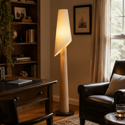 Varelle Wooden Floor Lamp