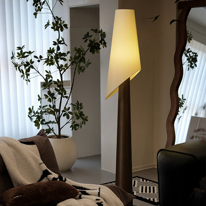Varelle Wooden Floor Lamp