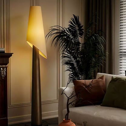 Varelle Wooden Floor Lamp