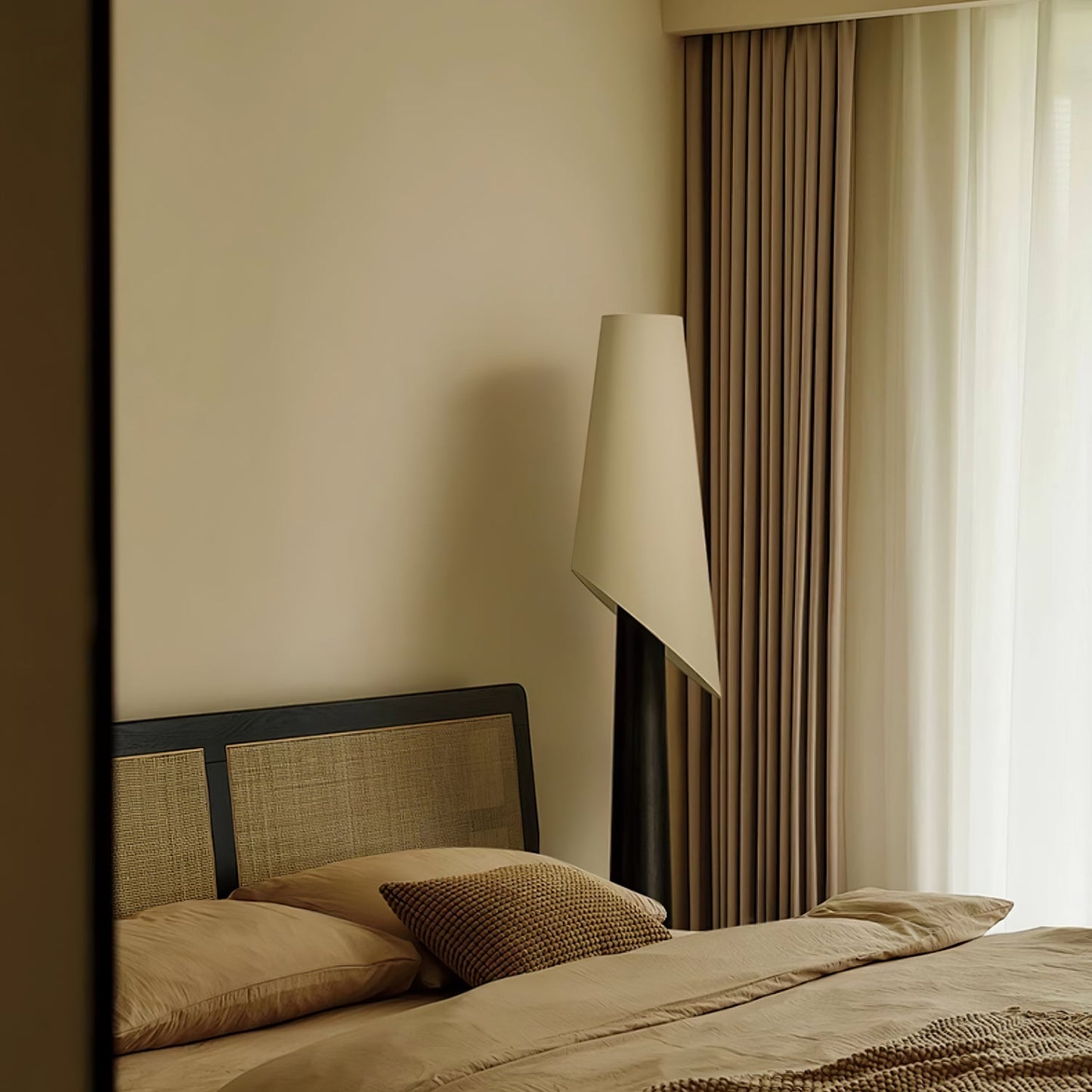 Varelle Wooden Floor Lamp