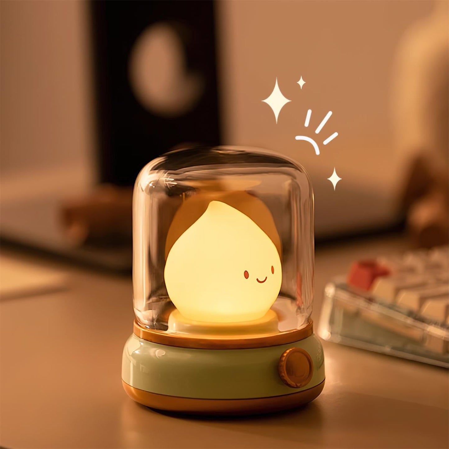 Cute Flame LED Night Light