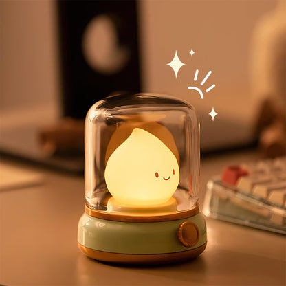 Cute Flame LED Night Light