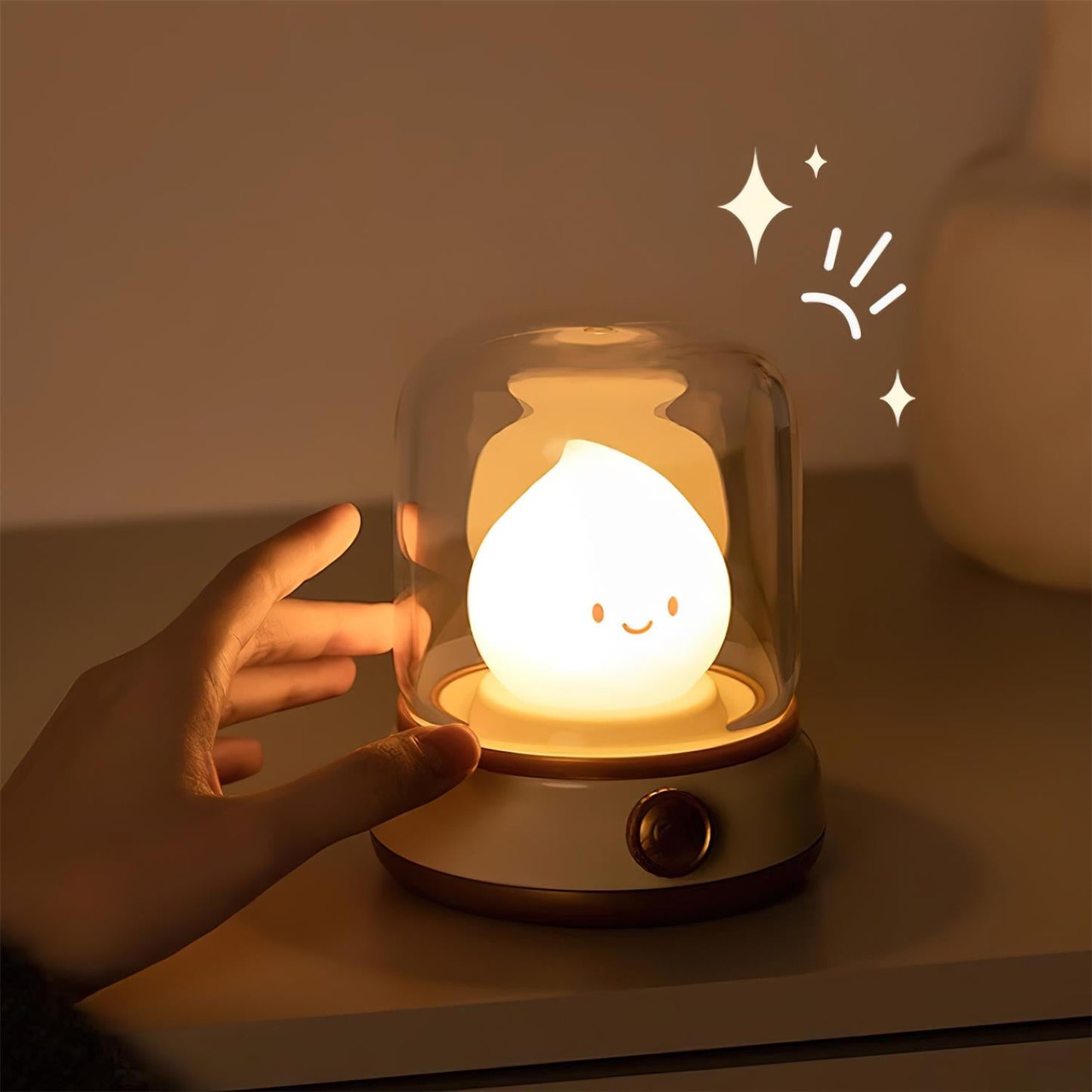 Cute Flame LED Night Light