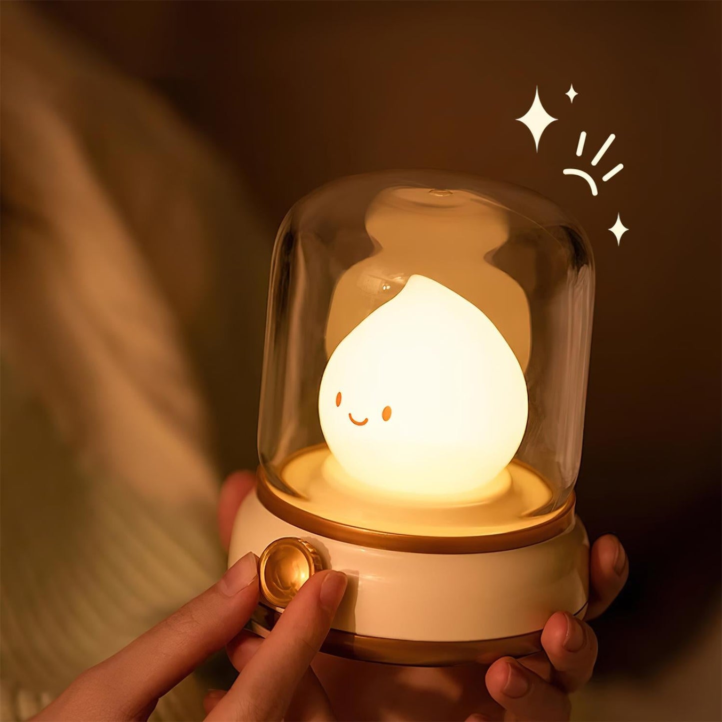 Cute Flame LED Night Light