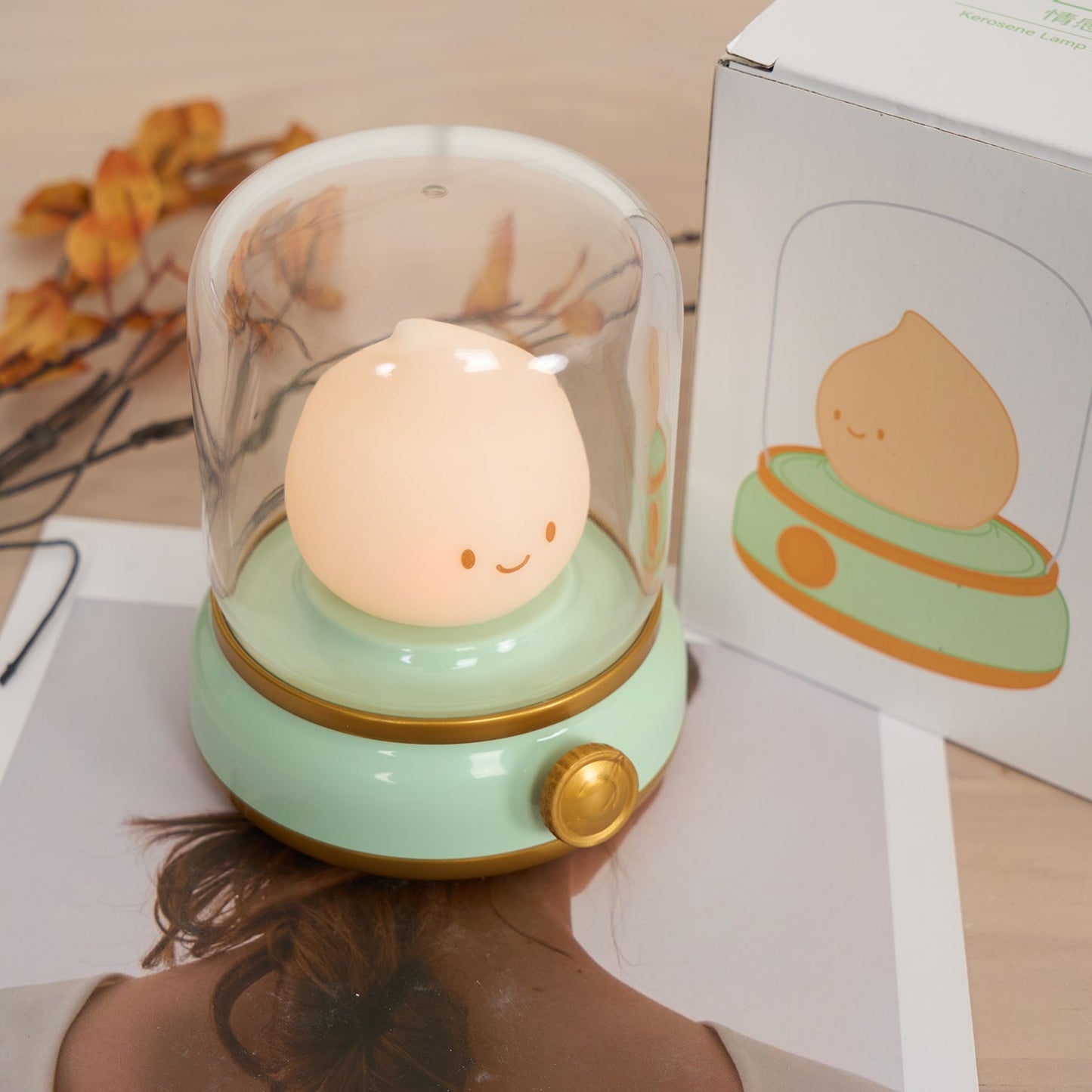 Cute Flame LED Night Light