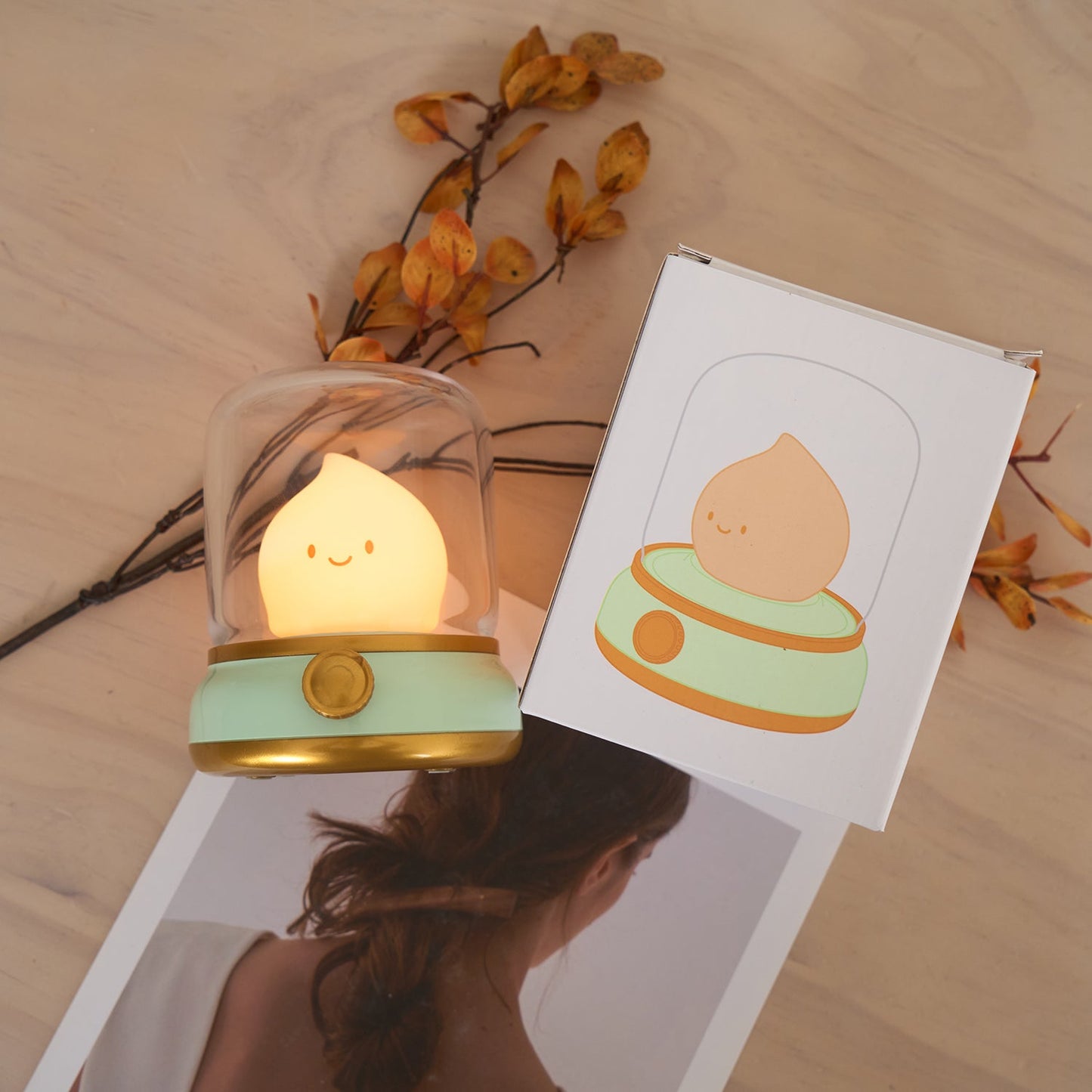 Cute Flame LED Night Light