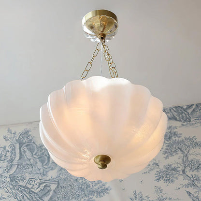 Arlette Frosted Bowl Pendant Light