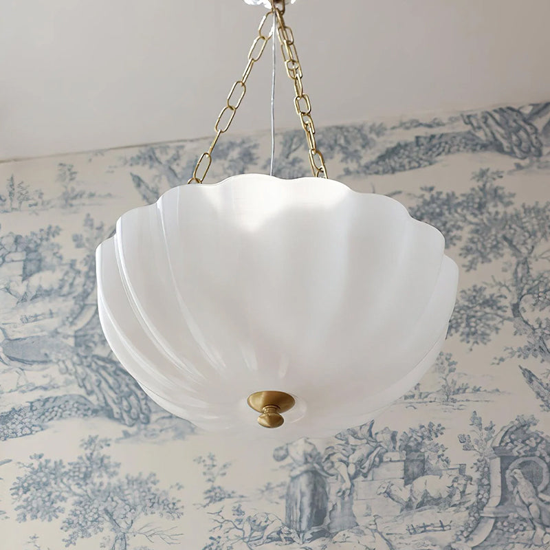 Arlette Frosted Bowl Pendant Light