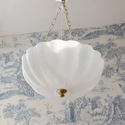 Arlette Frosted Bowl Pendant Light