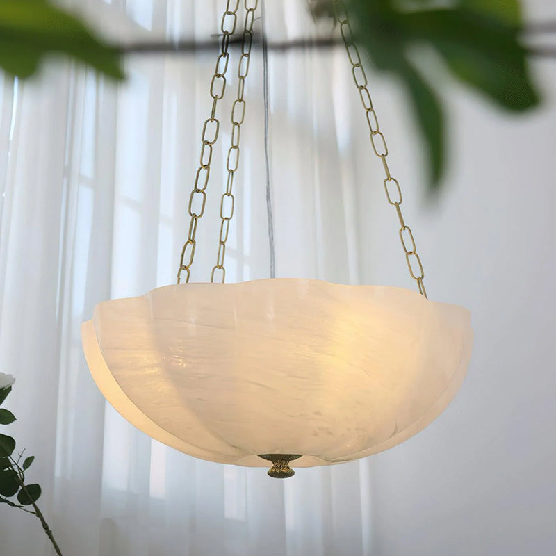 Arlette Frosted Bowl Pendant Light