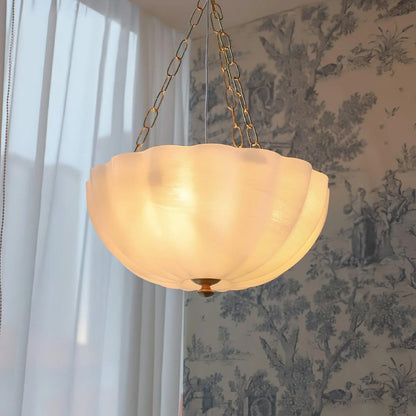 Arlette Frosted Bowl Pendant Light